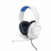 JBL QUANTUM 100P (White / Blue) Console  Wired over-ear GAMING headset with a detachable mic