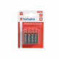 VERBATIM AAA BATTERY ALKALINE 4 PACK