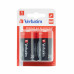 VERBATIM D BATTERY ALKALINE 2 PACK