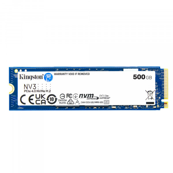 Kingston 500GB NV3 NVMe PCIe SSD