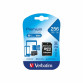 VERBATIM MICRO SDXC 256GB PREMIUN INC.ADAPTER CLASS 10