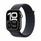 Apple Watch S10 GPS 42mm Jet Black Alu Case with Black Sport Band - M/L