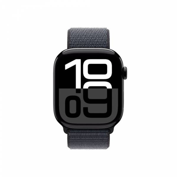 Apple Watch S10 GPS 46mm Jet Black Alu Case with Ink Sport Loop