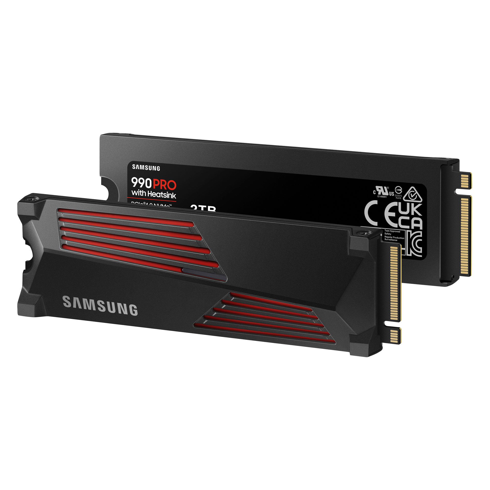 SAMSUNG 2TB SSD 990 PRO Heatsink  M.2 PCIe Gen 4.0 x4 NVMe