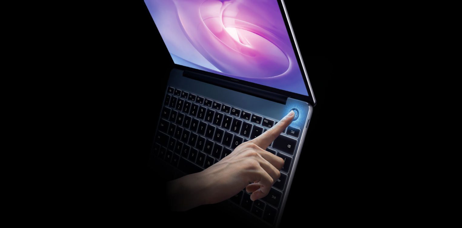 HUAWEI MateBook 13 AMD fingerprint  button